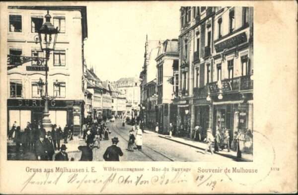 Muehlhausen Elsass Mülhausen_Elsass Wildemanngasse Rue du