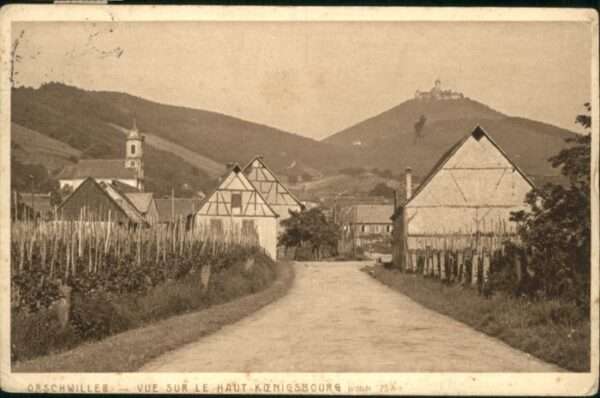 Haut-Koenigsbourg Hohkoenigsburg Orschwiller Vue Sur le Haut Koenigsbour