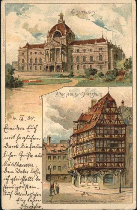 Strasbourg Alsace Strassburg_Elsass Kaiserpalast
