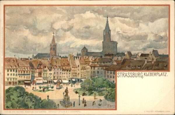 Strasbourg Alsace Strassburg_Elsass Kleberplatz Künstler