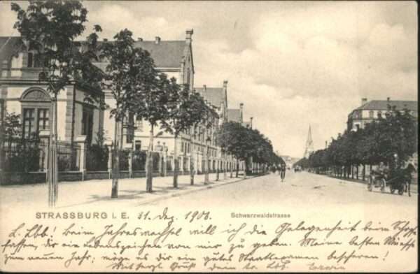 Strasbourg Alsace Strassburg_Elsass Schwarzwaldstrasse Ku
