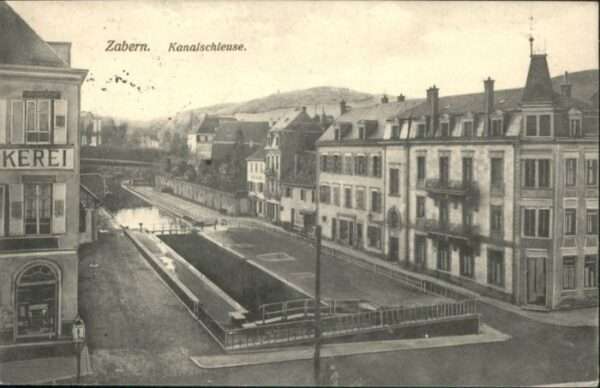 Zabern Saverne Zabern Kanalschleuse