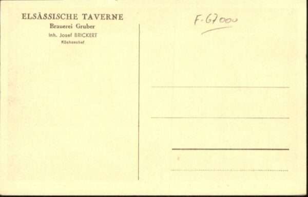 Strasbourg Alsace Strassburg_Elsass Taverne Alter Kornmar – Bild 2