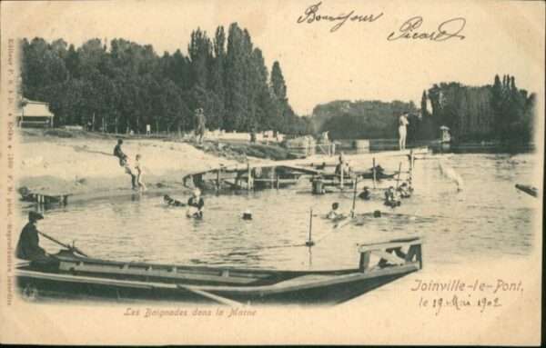 Joinville-le-Pont Baignades  dans la Marne Boot