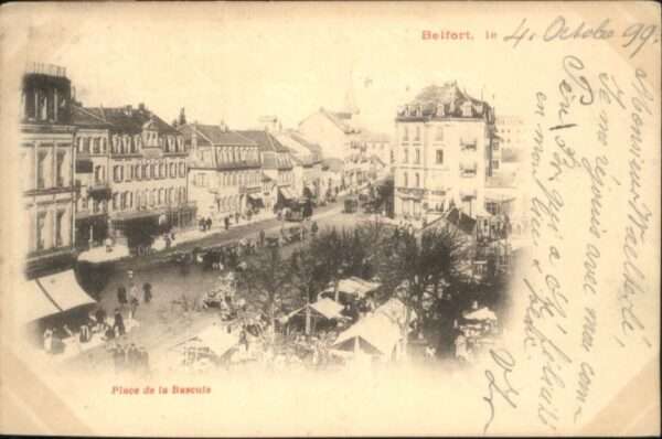 Belfort Alsace Belfort Place Bascule Kutsche