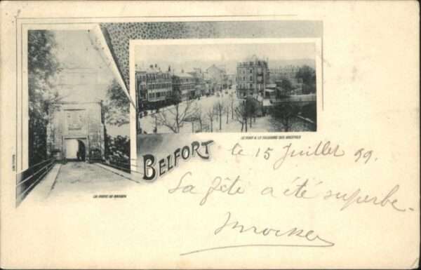 Belfort Alsace Belfort Porte Brisach Faulbourg