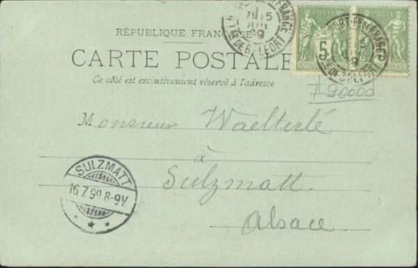 Belfort Alsace Belfort Porte Brisach Faulbourg – Bild 2