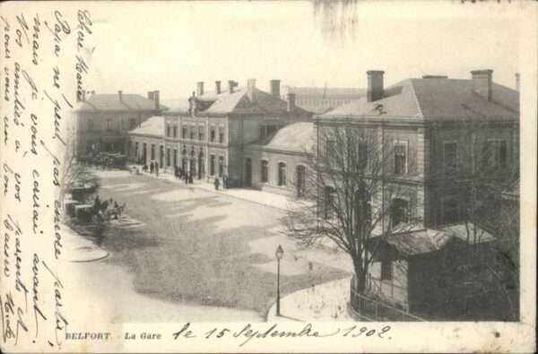 Belfort Alsace Belfort La Gare Kutsche