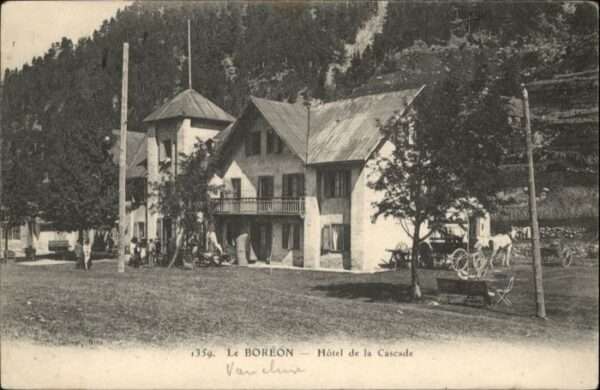 Boreon Saint-Martin-Vesubie 06 Hotel de la Cascade Kutsche