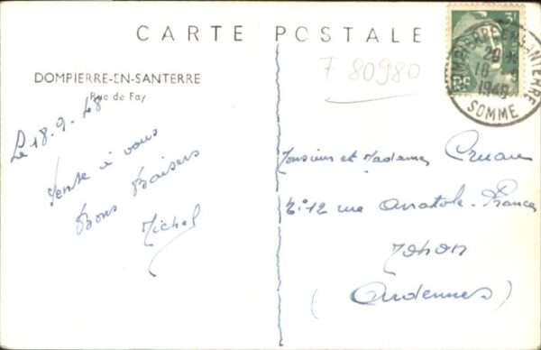Dompierre-Becquincourt Rue de Fay – Bild 2