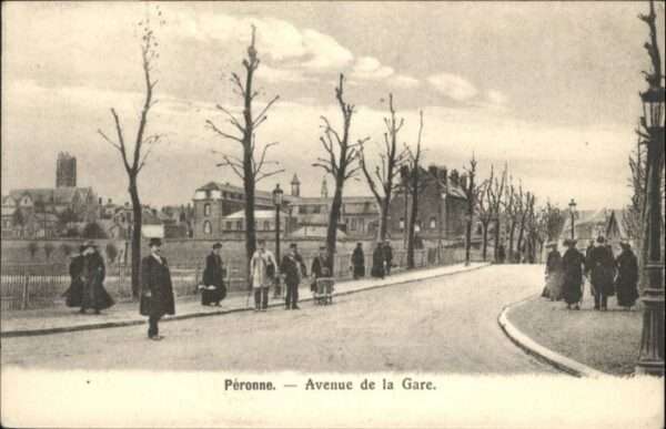 Peronne 80 Somme Peronne Avenue de la Gare