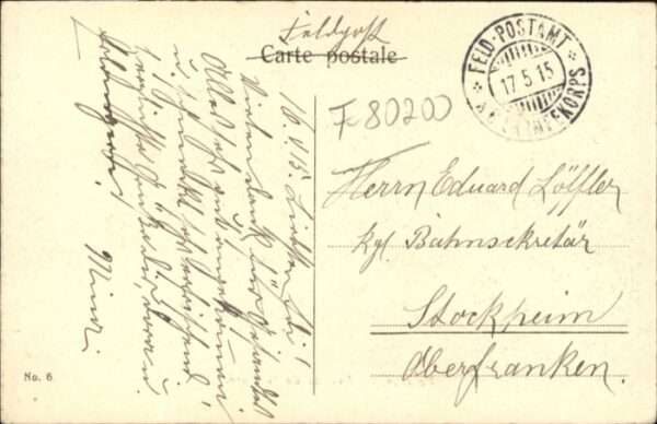 Peronne 80 Somme Peronne Avenue de la Gare – Bild 2