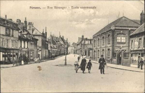 Peronne 80 Somme Peronne Rue Berenger Ecole Communale