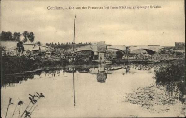 Conflans-en-Jarnisy Gesprengte Brücke