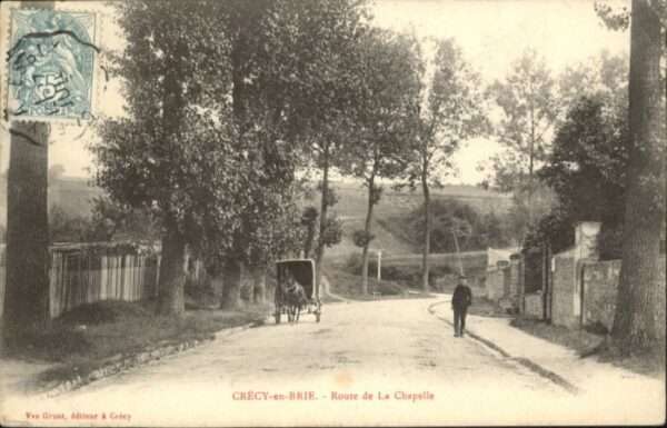 Crecy en Brie Route La Capelle Kutsche