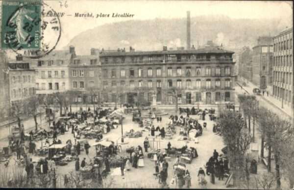 Elbeuf 76 Belbeuf Marche Place Lecallier