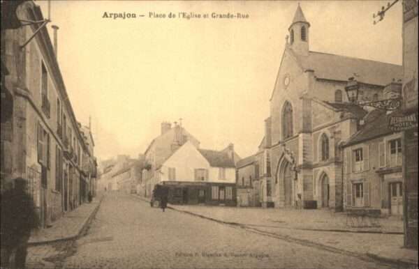 Arpajon Essonne Eglise Grande Rue