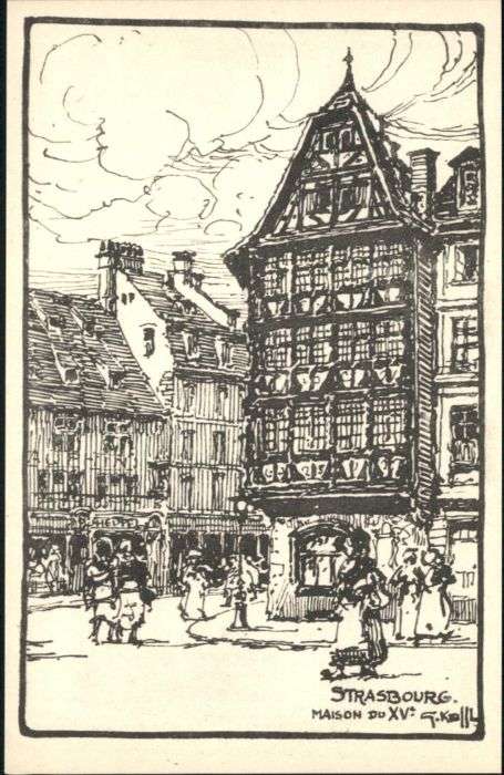 Strasbourg Alsace Strasbourg Maison Künstler Krall