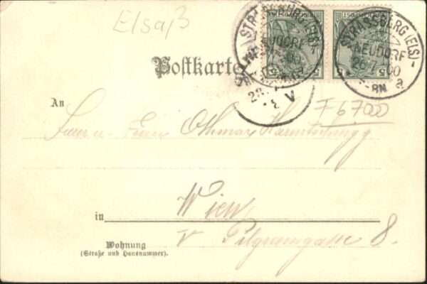 Strasbourg Alsace Strassburg_Elsass Storchennest – Bild 2
