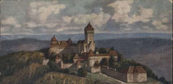 Hohkoenigsburg Haut-Koenigsbourg Hohkönigsburg Künstler W Bürger *