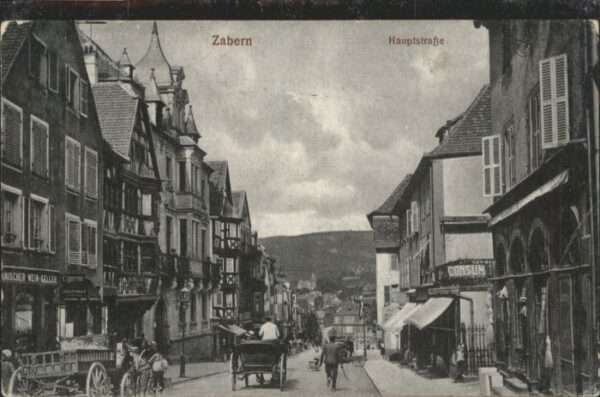 Zabern Saverne Zabern Hauptstrasse Kutsche