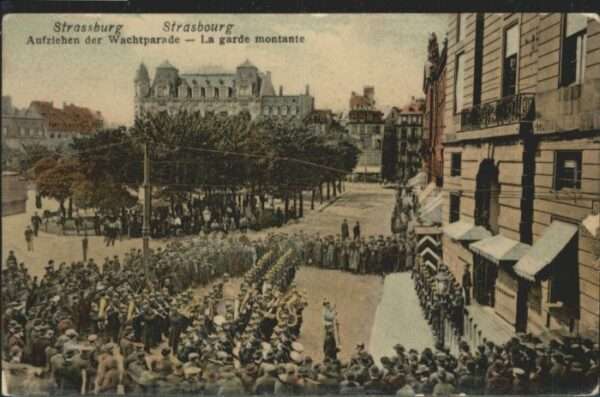 Strasbourg Alsace Strasbourg La garde montante Aufziehen