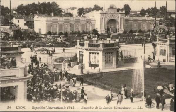 Lyon France Lyon Section Horticulture Brunnen