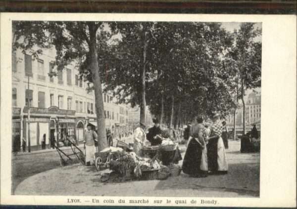 Lyon France Lyon Marche Quai Bondy