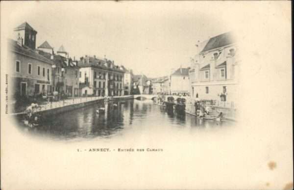 Annecy Haute-Savoie Annecy Entree Canaux Brücke