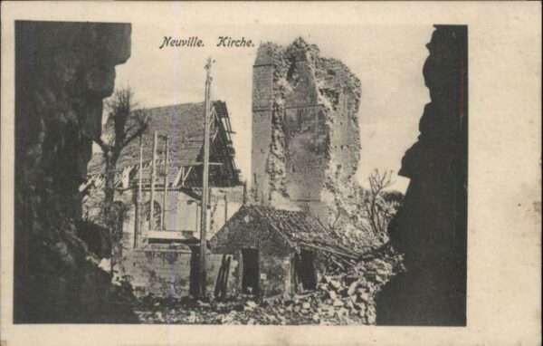 Neuville-Saint-Vaast Kirche Zerstörung 1. Weltkrieg