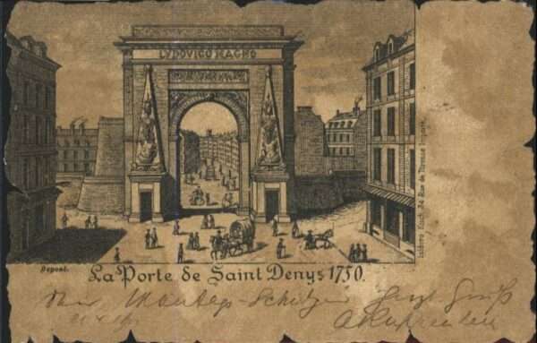 Paris [Stempelabschlag] Porte Saint Denys