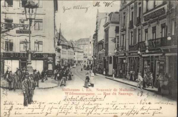 Muehlhausen Elsass Mülhausen_Elsass Wildemanngasse Rue Sau