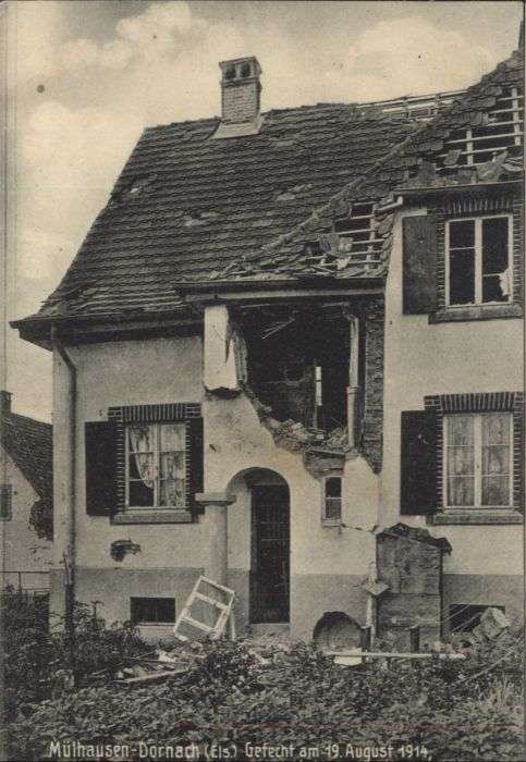 Muehlhausen Elsass Mülhausen_Elsass Dornach Gefecht Franzö