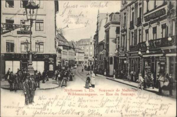Mulhouse Muehlhausen Mulhouse Souvenir Mulhous Wildemannsgas