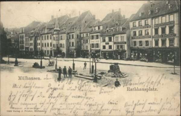 Muehlhausen Elsass Mülhausen_Elsass Rathausplatz