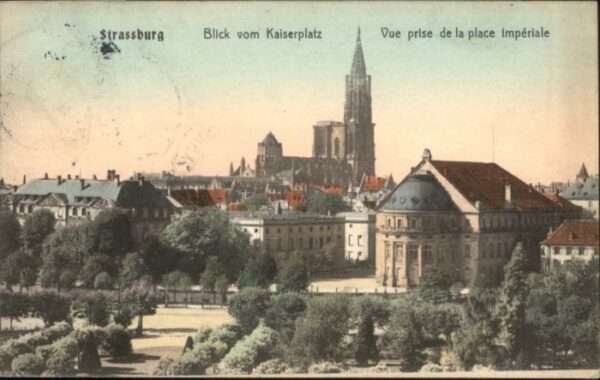 Strasbourg Alsace Strassburg_Elsass Kaiserplatz