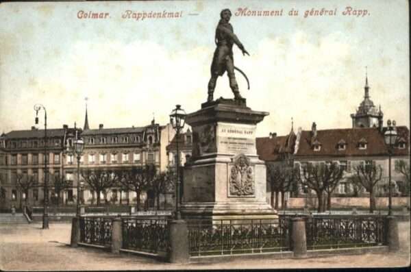 Colmar Haut Rhin Elsass Colmar Rappdenkmal Monument Rapp