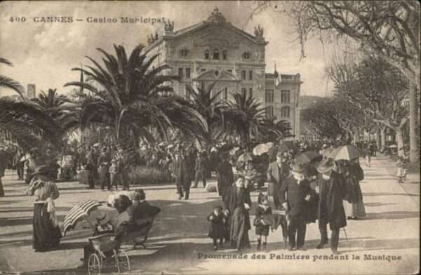 Cannes Alpes-Maritimes Cannes Casino Municipal Promenade Palmi