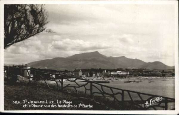 Saint-Jean-de-Luz Plage Rhune Hauteurs Ste. Barbe