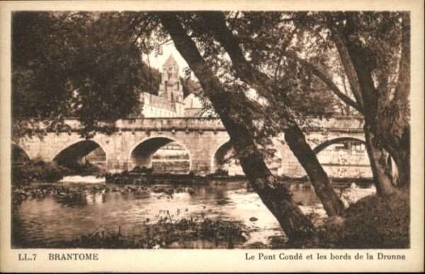 Brantome Pont Coude Bords Dronne