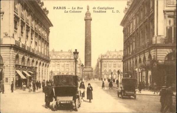 Paris Rue Castiglione Collone Vendome