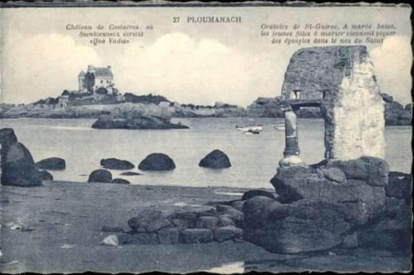 Ploumanach Oratoire St. Guirec Maree Basse