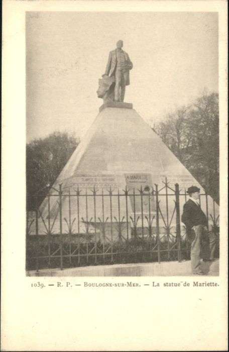 Boulogne-sur-Mer Statue Mariette