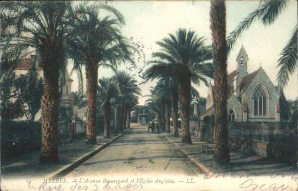 Hyeres Avenue Beauregard Eglise Anglaise