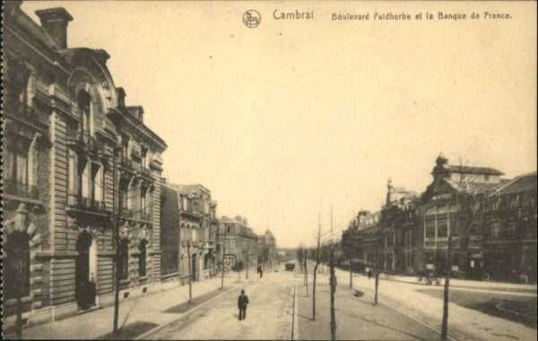 Cambrai Boulevard Faidherbe Banque France