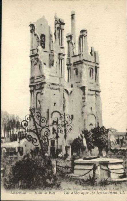 Saint-Eloy Mont Abbaye Zerstörung