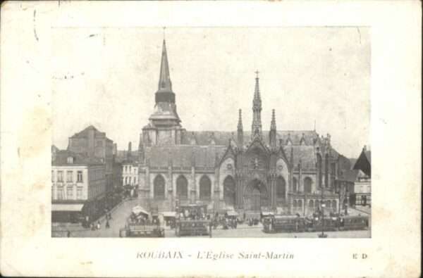 Roubaix Strassenbahn Eglise Saint-Martin