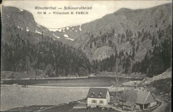 Metzeral Haut Rhin Schiessrothried Münsterthal Wirtschaft