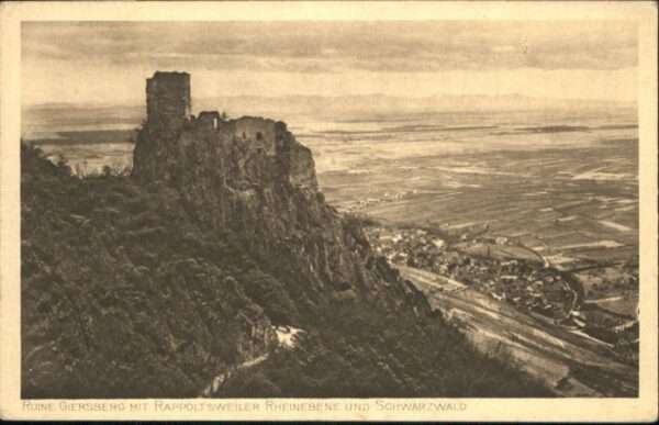 Rappoltsweiler Haut Rhin Elsass Rappoltsweiler Ruine Giersberg