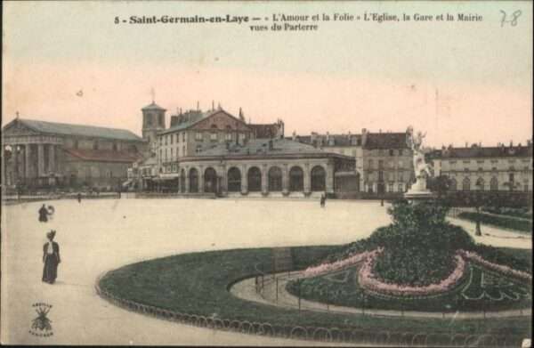 Saint-Germain-en-Laye Eglise Gare Mairie